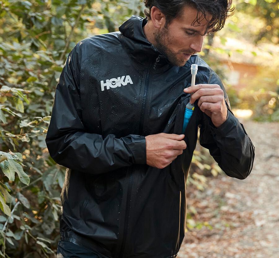 Veste Hoka One One Gore-Tex Shakedry™ Run Homme - Noir - HRB-203469